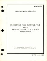 Illustrated Parts Breakdown for Submerged Fuel Booster Pump - Models TF57000-1, TF59700, and TF59700-1