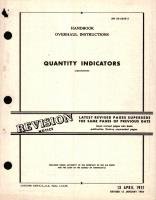 Overhaul Instructions for Liquidometer Quantity Indicators 