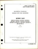Overhaul Manual with Parts Breakdown for Butterfly Valve