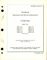 Operation and Service Instructions for Starters 
