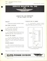 Instrument Overhaul Catalog Autosyns Fuel Flow Transmitter Type 9054 