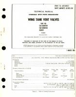 Overhaul Instructions with Parts Breakdown for Wing Tank Vent Valves Part No. 1362, 2630325 