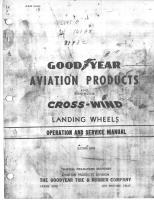 Operation and Service Manual for Goodyear Cross-Wind Landing Wheels