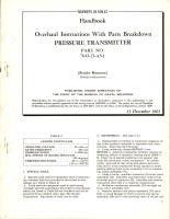 Overhaul Instructions with Parts Breakdown for Pressure Transmitter - Part 7643-23-A5-1