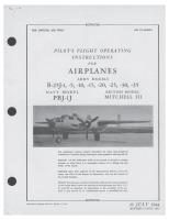Pilot's Flight Operating Instructions - B-25J, PBJ-1J - 1945