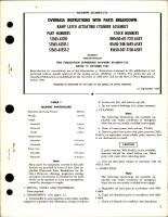 Overhaul Instructions with Parts Breakdown for Ramp Latch Actuating Cylinder Assembly - Parts S1565-61351, S1565-61351-1, and S1565-61351-2