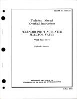 Overhaul Instructions for Solenoid Pilot Actuated Selector Valve - Part 53175