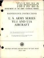 Maintenance Instructions for YU-1 and U1A
