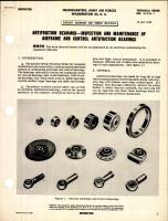 Inspection and Maintenance of Airframe and Control Antifriction Bearings