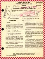 Replacement of Canopy Air Valve Arm For T-28A