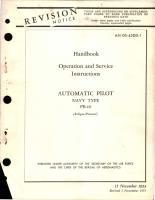 Operation and Service Instructions for Automatic Pilot - PB-10