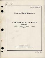 Illustrated Parts Breakdown for Four-Way Selector Valve - Parts 11860, 12840, 12850, 12860 (Weston