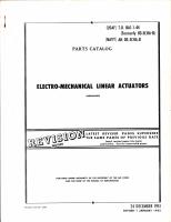 Parts Catalog for Electro-Mechanical Linear Actuators