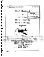 Pilot's Handbook for Navy Models F6F-3, F6F-3N, F6F-5 and F6F-5N