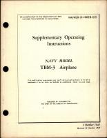Supplementary Operating Instructions for TBM-3