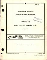 Illustrated Parts Breakdown for Inverter Models F20-4, F21-4, F20-4M and F21-4M 