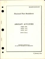 Illustrated Parts Breakdown for Actuators - Parts AYLC 3731, AYLC 2557