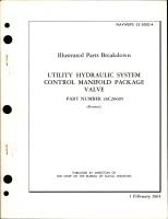 Illustrated Parts Breakdown for Utility Hydraulic System Control Manifold Package Valve - Part 26C26605