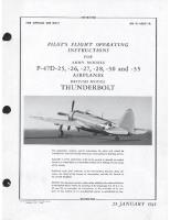 Pilot's Flight Operating Instructions - P-47D