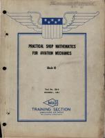 Practical Shop Mathematics for Aviation Mechanics Unit II