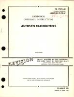 Overhaul Instructions for Autosyn Transmitters