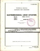 Illustrated Parts Breakdown for Electromechanical  Linear Actuators - Parts 540200-2 and 540200-3