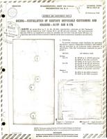 Installation of Sanitary Disposable Containers and Holders for B-17F and B-17G