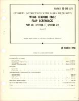 Overhaul Instructions with Parts Brreakdown for Wing Leading Edge Flap Screwjack - Parts 471T100 and 471T100-301