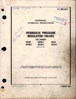 Overhaul Instructions for Hydraulic Pressure Regulator Valves 