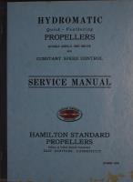Service Manual for Quick-Feathering Hydromatic Propeller Models 23E50-31 and Above with Constant Speed Control