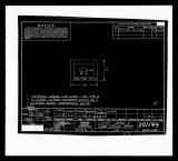 Manufacturer's drawing for Lockheed Corporation P-38 Lightning. Drawing number 201199