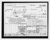 Manufacturer's drawing for Beechcraft AT-10 Wichita - Private. Drawing number 103388