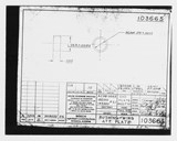 Manufacturer's drawing for Beechcraft AT-10 Wichita - Private. Drawing number 103665