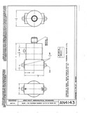 Manufacturer's drawing for Generic Parts - Aviation General Manuals. Drawing number AN4143