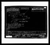 Manufacturer's drawing for Lockheed Corporation P-38 Lightning. Drawing number 195122