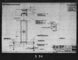 Manufacturer's drawing for North American Aviation B-25 Mitchell Bomber. Drawing number 98-52298