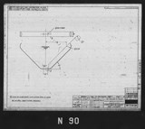 Manufacturer's drawing for North American Aviation B-25 Mitchell Bomber. Drawing number 98-730120