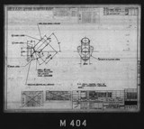 Manufacturer's drawing for North American Aviation B-25 Mitchell Bomber. Drawing number 98-47856