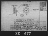 Manufacturer's drawing for Chance Vought F4U Corsair. Drawing number 41216