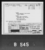 Manufacturer's drawing for Boeing Aircraft Corporation B-17 Flying Fortress. Drawing number 1-21468