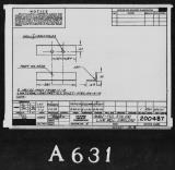 Manufacturer's drawing for Lockheed Corporation P-38 Lightning. Drawing number 200487