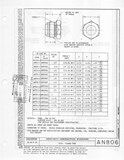 Manufacturer's drawing for Generic Parts - Aviation General Manuals. Drawing number AN806