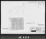 Manufacturer's drawing for Boeing Aircraft Corporation B-17 Flying Fortress. Drawing number 8-1070