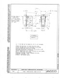 Manufacturer's drawing for Generic Parts - Aviation General Manuals. Drawing number AN3333