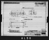 Manufacturer's drawing for North American Aviation B-25 Mitchell Bomber. Drawing number 98-62526