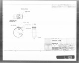 Manufacturer's drawing for Bell Aircraft P-39 Airacobra. Drawing number 33-733-006