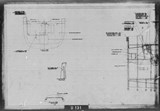 Manufacturer's drawing for North American Aviation B-25 Mitchell Bomber. Drawing number 108-712051