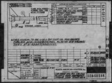 Manufacturer's drawing for North American Aviation B-25 Mitchell Bomber. Drawing number 62A-58544