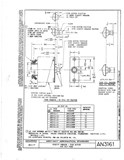 Manufacturer's drawing for Generic Parts - Aviation General Manuals. Drawing number AN3161