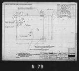 Manufacturer's drawing for North American Aviation B-25 Mitchell Bomber. Drawing number 98-72138